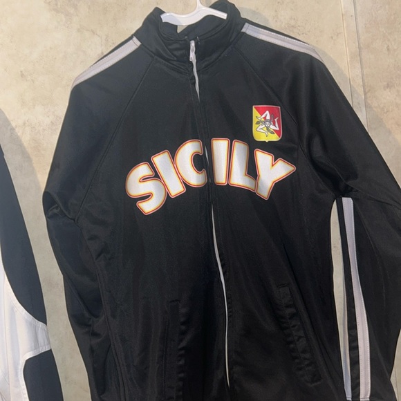 Authentic Black Sicily Hardcore Italians TrackSuit Size Medium, Brand New! - Picture 2 of 4